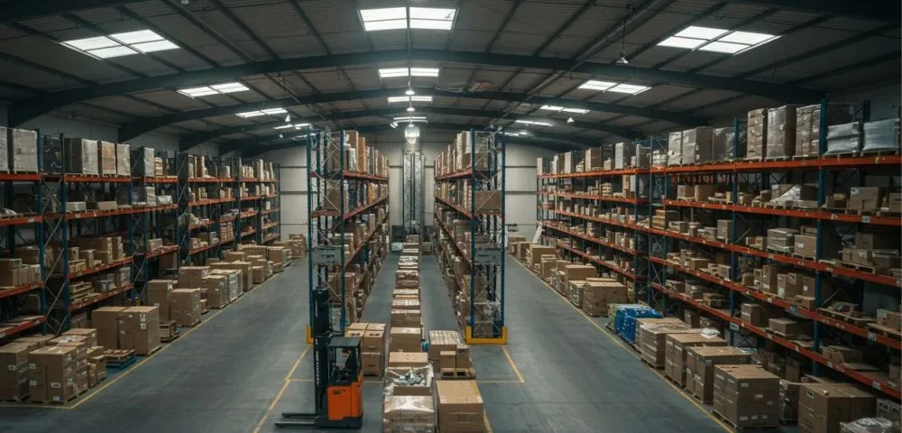 Cadeia logística nas linhas de produção