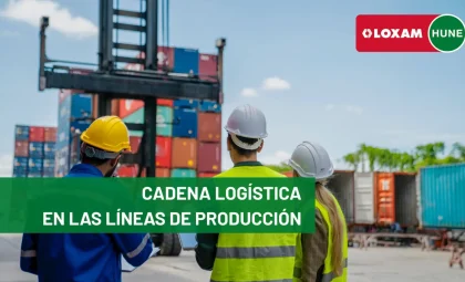 Cadena logística en las líneas de producción