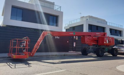 Fachada edificio plataforma Articulada loxamHune