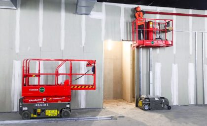 Mástiles verticales trabajos en altura en espacios reducidos