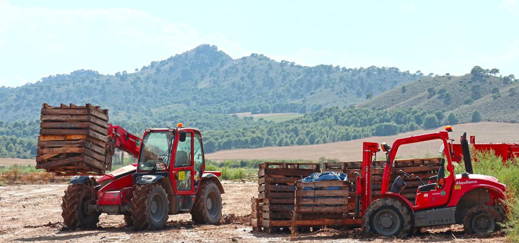 agricultura intensiva manipulador telescópico LoxamHune
