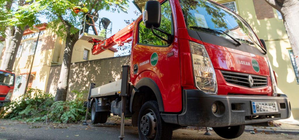 alquiler de Plataformas sobre camión LoxamHune
