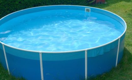 Instalación de una piscina desmontalble