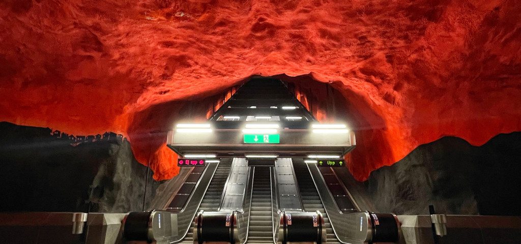 Solna Centrum Station in Stockholm