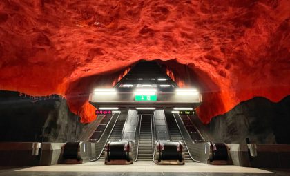 Solna Centrum Station in Stockholm