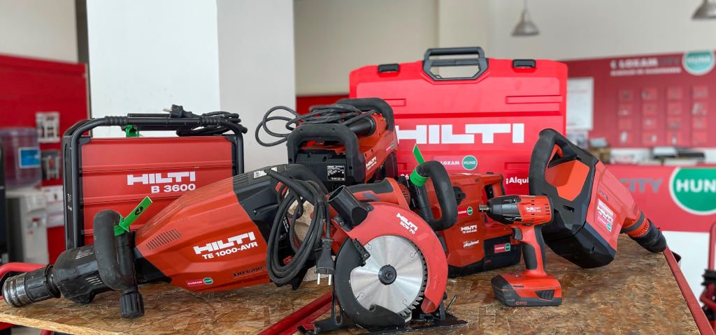 gama de martillos eléctricos Hilti en alquiler LoxamHune