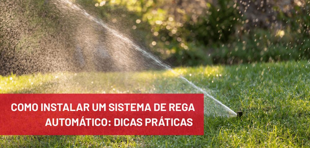 instalar um sistema de rega automático