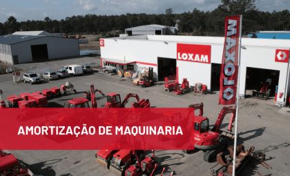 Amortização de maquinaria