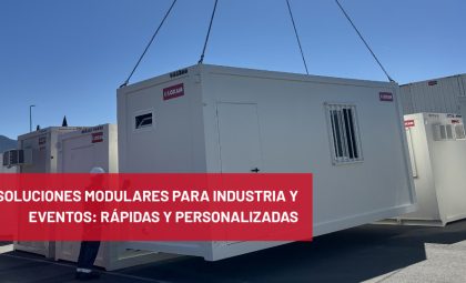 soluciones modulares para industria y eventos