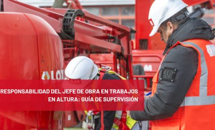 responsabilidad del jefe de obra