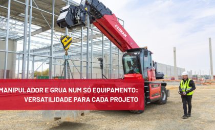 manipulador telescópico como grua