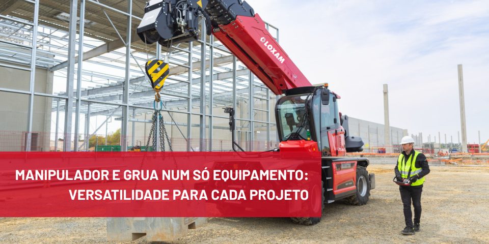 manipulador telescópico como grua