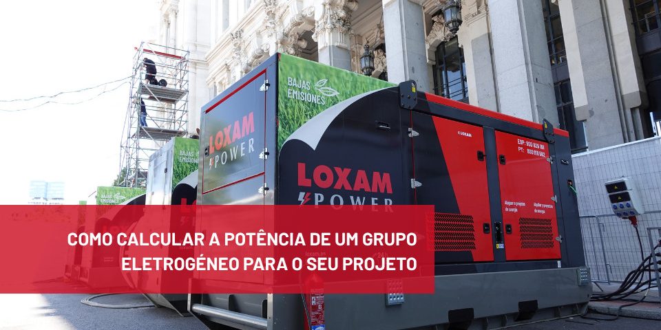 como calcular a potência de um grupo eletrogéneo